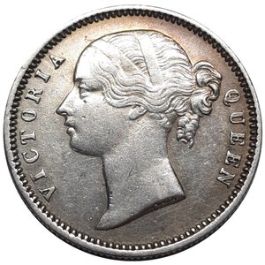 obverse: EAST INDIA COMPANY. Victoria queen, 1/2 Rupee argento 1840  ,BB/SPL