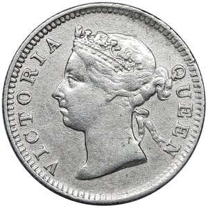 obverse: HONG KONG. Victoria queen,5 cents argento 1899, BB