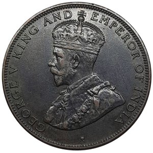 obverse: HONG KONG. George V,1 cent 1933, BB++