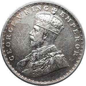 obverse: INDIA, George V,  Rupee argento 1920, SPL+