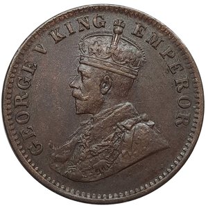obverse: INDIA, George V,  Quarter anna 1912, SPL 