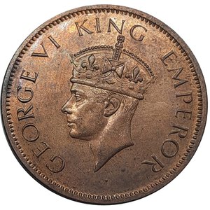 obverse: INDIA, George VI,  Quarter anna 1942, FDC 