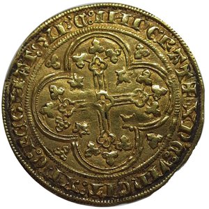 reverse: FRANCIA. Philippe IV de Valois (1328-1350), Royal oro , 4,49 gr , BB/SPL