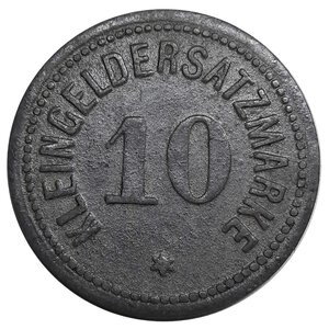 reverse: GERMANIA, Darmstadt , notgeld 10  pfennig 1917, BB