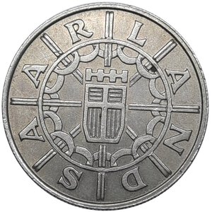 reverse: GERMANIA, Saarland , 100 Franken 1954  BB++