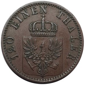 obverse: GERMANIA, Prussia , 3 pfenninge 1868 B,  BB