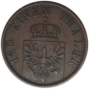 obverse: GERMANIA, Prussia , 3 pfenninge 1867 C,  BB