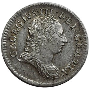 obverse: GRAN BRETAGNA. George III, 4 Pence argento 1763 SPL++  ECCEZIONALE