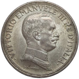 reverse: Vittorio Emanuele III, 2 Lire  Quadriga argento 1915 SPL+/qFDC