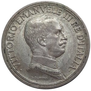 reverse: Vittorio Emanuele III, 2 Lire  Quadriga argento 1916 SPL++ patina