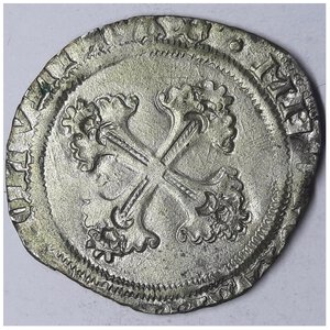 reverse: MILANO. II Repubblica (1447-1450) grosso , BB/SPL