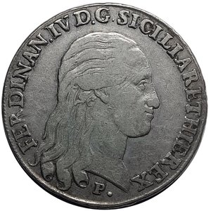 reverse: NAPOLI . Ferdinando IV ,120 Grana 1798, BB++