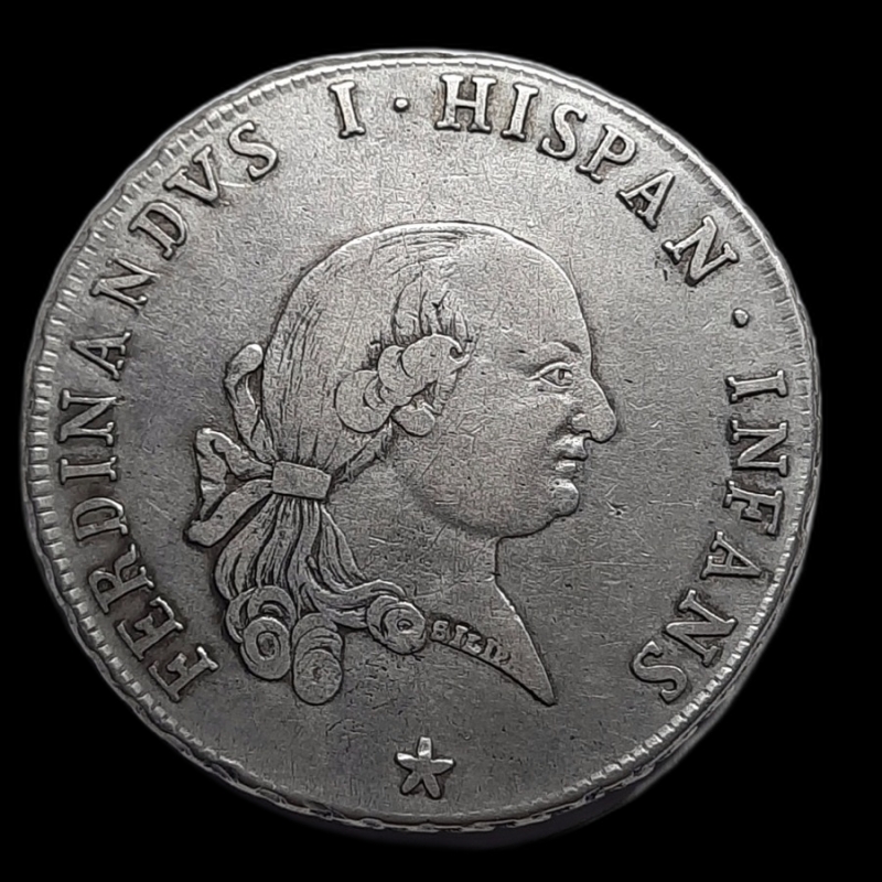 reverse: PARMA.Ferdinando I (1762-1802) Ducato 1799 BB++