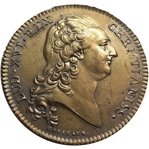 obverse: Gettone con Luigi XVI Di Francia 