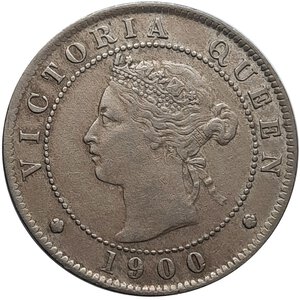obverse: JAMAICA. Victoria queen, Half Penny 1900  BB/SPL