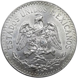 obverse: MESSICO. 50 centavos 1935, argento  FDC 