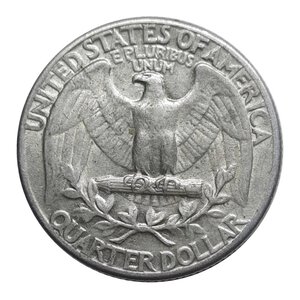 reverse: STATI UNITI. Quarter Dollar Washington argento, 1934  BB/SPL