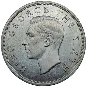obverse: NEW ZEALAND. 1 Crown argento 1949 BB/SPL