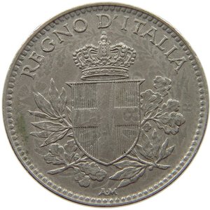 obverse: 20 centesimi esagono 1918 .Sovrabattuta su 20 centesimi 1895 R (tracce evidenti) 