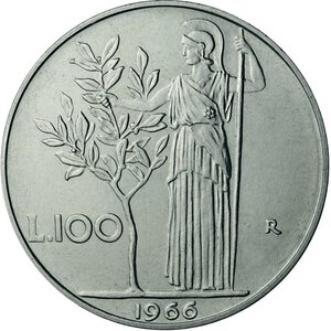 reverse: 100 lire 1966. FDC periziata Del Pup