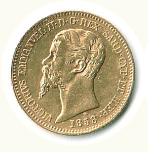 obverse: SAVOIA - Vittorio Emanuele II - 20 Lire 1858