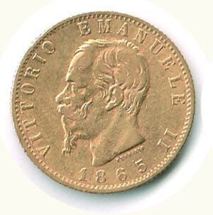 obverse: SAVOIA - Vittorio Emanuele II - 20 Lire 1863