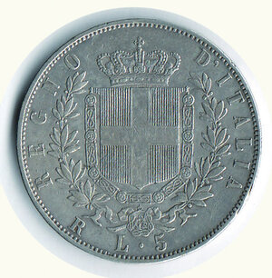 reverse: SAVOIA - Vittorio Emanuele II - 5 Lire 1870