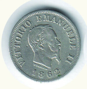 obverse: SAVOIA - Vittorio Emanuele II - 50 Cent. 1862