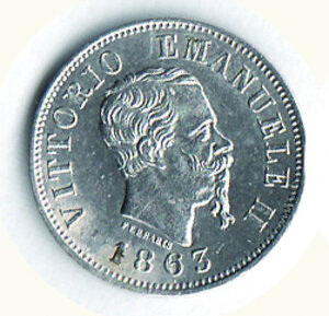obverse: SAVOIA - Vittorio Emanuele II - 50 Cent. 1863
