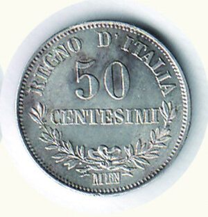 reverse: SAVOIA - Vittorio Emanuele II - 50 Cent. 1867