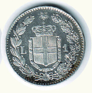 reverse: SAVOIA - Umberto I - Lira 1886