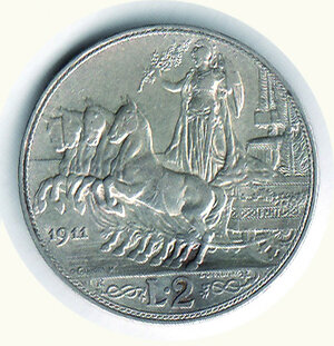 reverse: SAVOIA - Vittorio Emanuele III - 2 Lire 1911