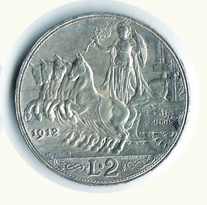 reverse: SAVOIA - Vittorio Emanuele III - 2 Lire 1912