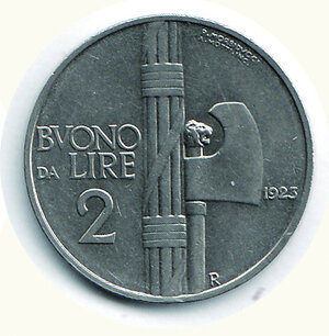reverse: SAVOIA - Vittorio Emanuele III - 2 Lire (buono) 1923.
