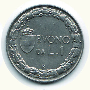 reverse: SAVOIA - Vittorio Emanuele III - Lira 1924.