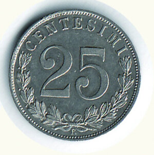 reverse: SAVOIA - Vittorio Emanuele III - 25 Cent. 1902.