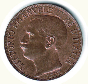 obverse: SAVOIA - Vittorio Emanuele III - 10 Cent. 1911.