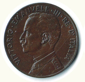 obverse: SAVOIA - Vittorio Emanuele III - 5 Cent. 1918.