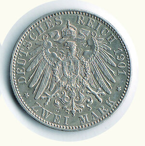 reverse: GERMANIA - Prussia Guglielmo II ( 1888-1918) 2 marchi 1901