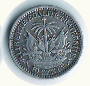 reverse: HAITI - Repubblica - 10 Cent. 1882.