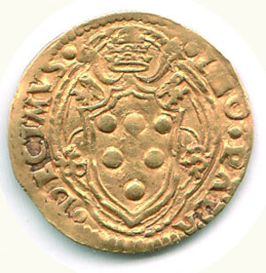 reverse: BOLOGNA - Leone X (1513-1521) - Ducato in Oro