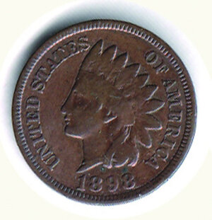 obverse: STATI UNITI - 1 Cent. 1898.