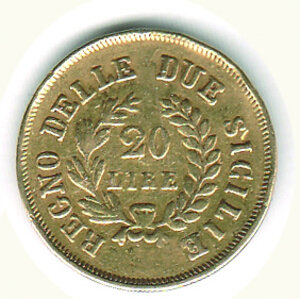 reverse: NAPOLI - Murat (1807-15) 20 lire 1813.