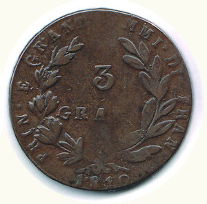 reverse: NAPOLI - Murat 3 Grana 1810