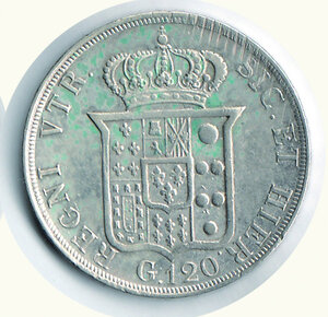 reverse: NAPOLI - Ferdinando II - Piastra 1836.