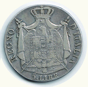 reverse: BOLOGNA - 5 Lire 1810.
