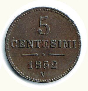 reverse: VENEZIA - Lombardo Veneto -5 Cent 1852