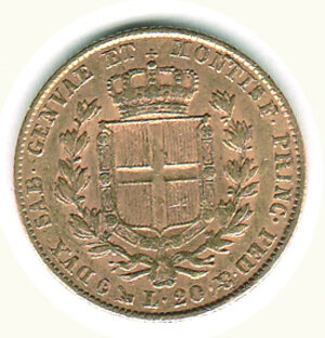 reverse: SAVOIA - Carlo Alberto - 20 Lire 1841