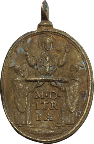 reverse: Italy.. AE Religious medal, c. 17th century