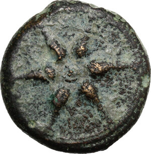 obverse: Etruria, uncertain mint. AE Semuncia, 3rd century BC